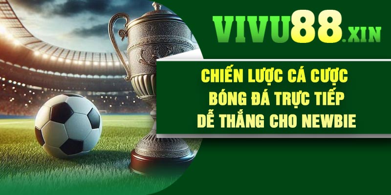 Chiến lược cá cược bóng đá trực tiếp dễ thắng cho newbie