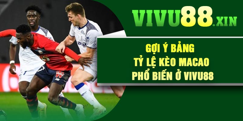 Gợi ý bảng tỷ lệ kèo Macao phổ biến ở Vivu88