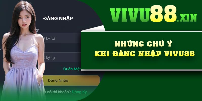 Những chú ý khi đăng nhập Vivu88